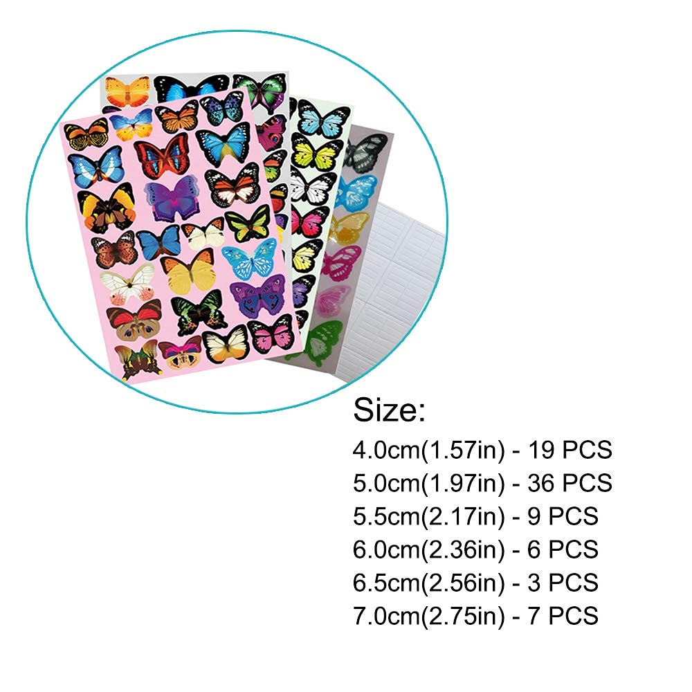 Lintopos butterfly wall decal 04 sticks on clean surfaces for a quick refresh.
