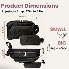 Lion & Light Jetsetter adjustable-strap offers versatile crossbody or belt bag carry