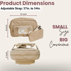 Jetsetter insulated bottle pocket by Lion & Light for drinks on the go