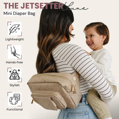 Lion & Light Jetsetter side view highlighting adjustable strap versatility