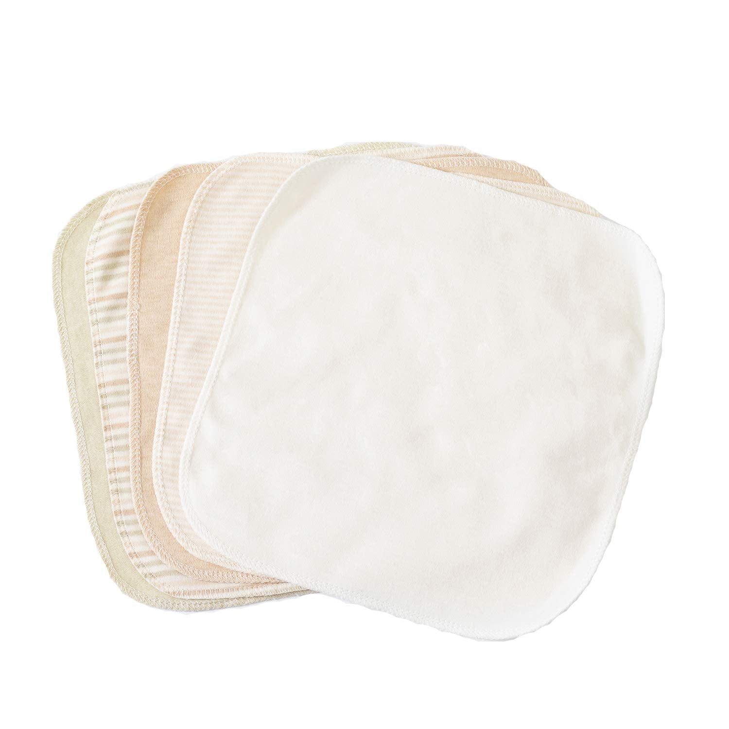 Travel-ready Lion bear washcloths tucked in a diaper bag for on-the-go use.