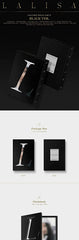 Lisa LALISA Black Version CD back showing tracklist and credits