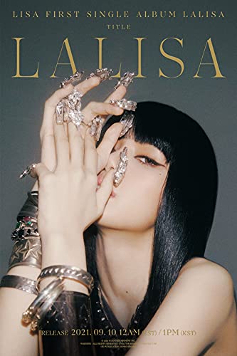 Lisa LALISA photo card included as a collectible keepsake for fans