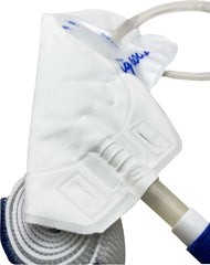 LiteBag velvet-like cloth backing enhances comfort and helps minimize sweating.