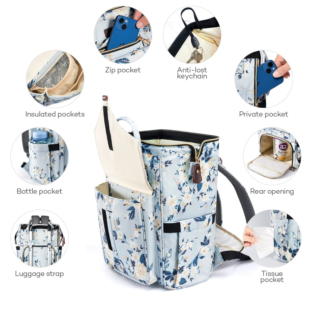 LitBear insulated bottle pocket keeps milk at suitable temperature