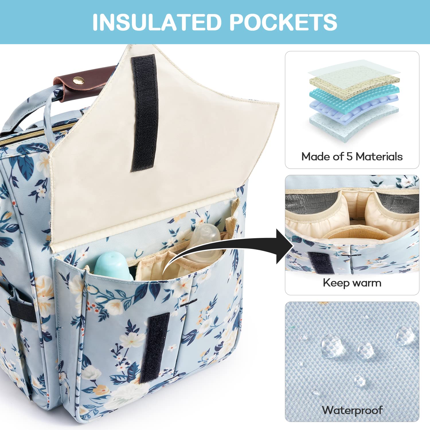 LitBear stroller straps and hooks add convenience for outings