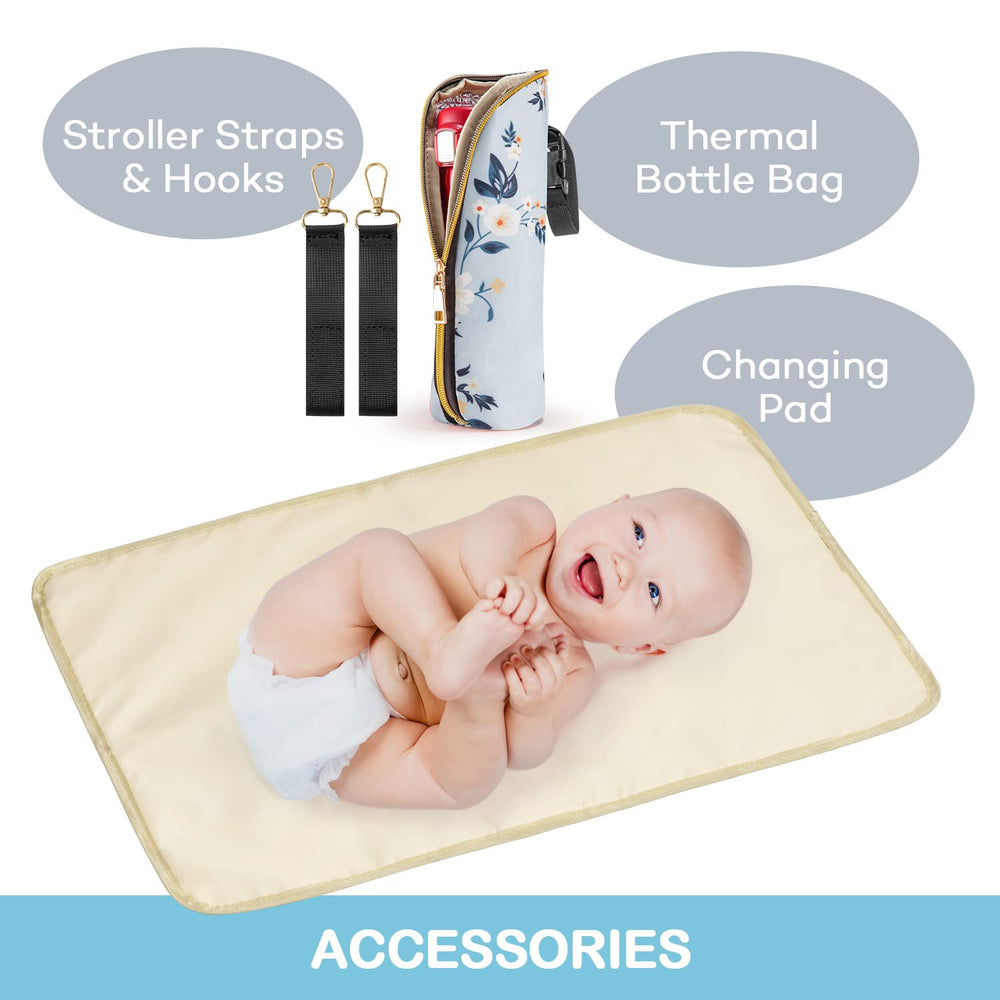 LitBear diaper bag fabric is water-resistant and durable