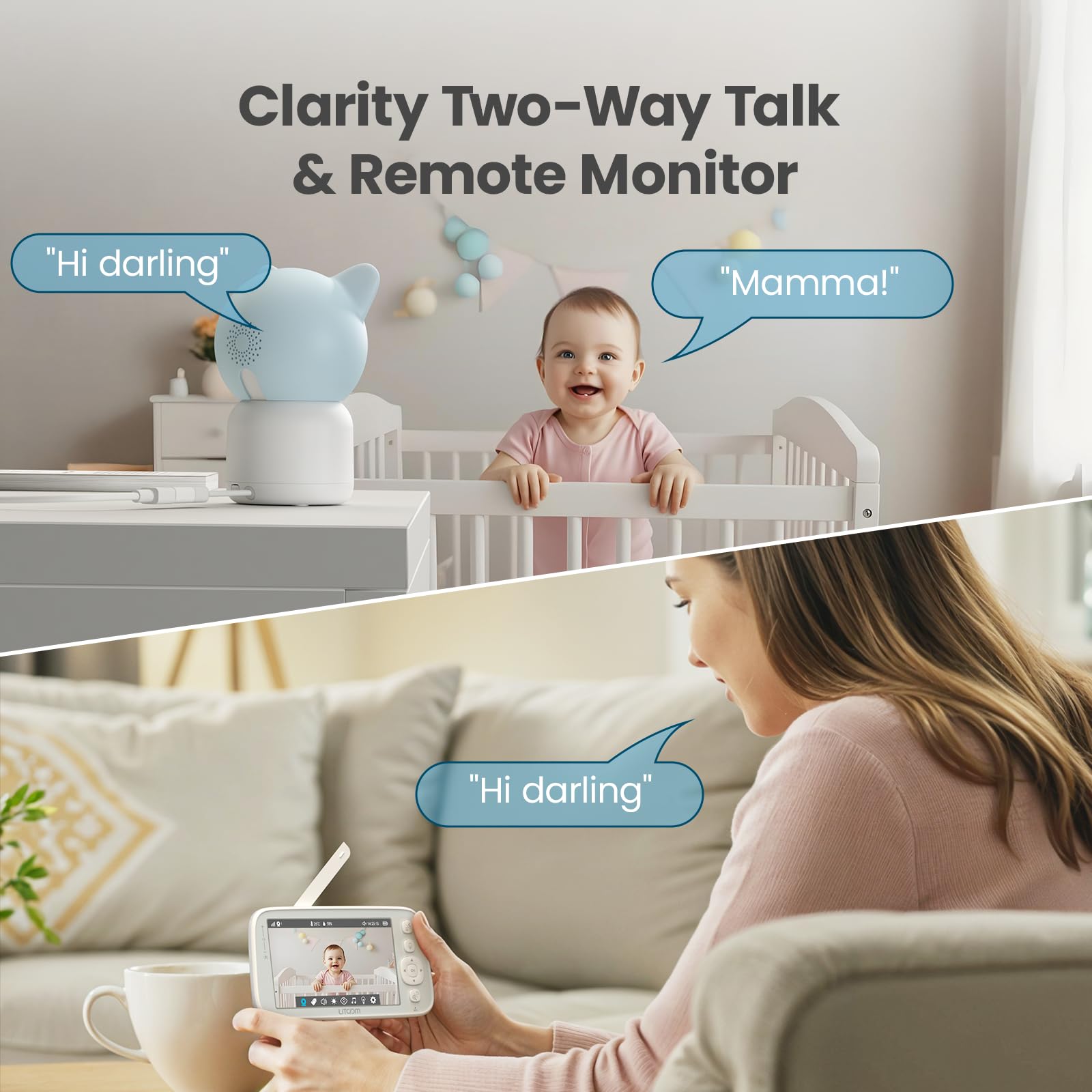 Litokam privacy mode indicator on the monitor keeps control simple.