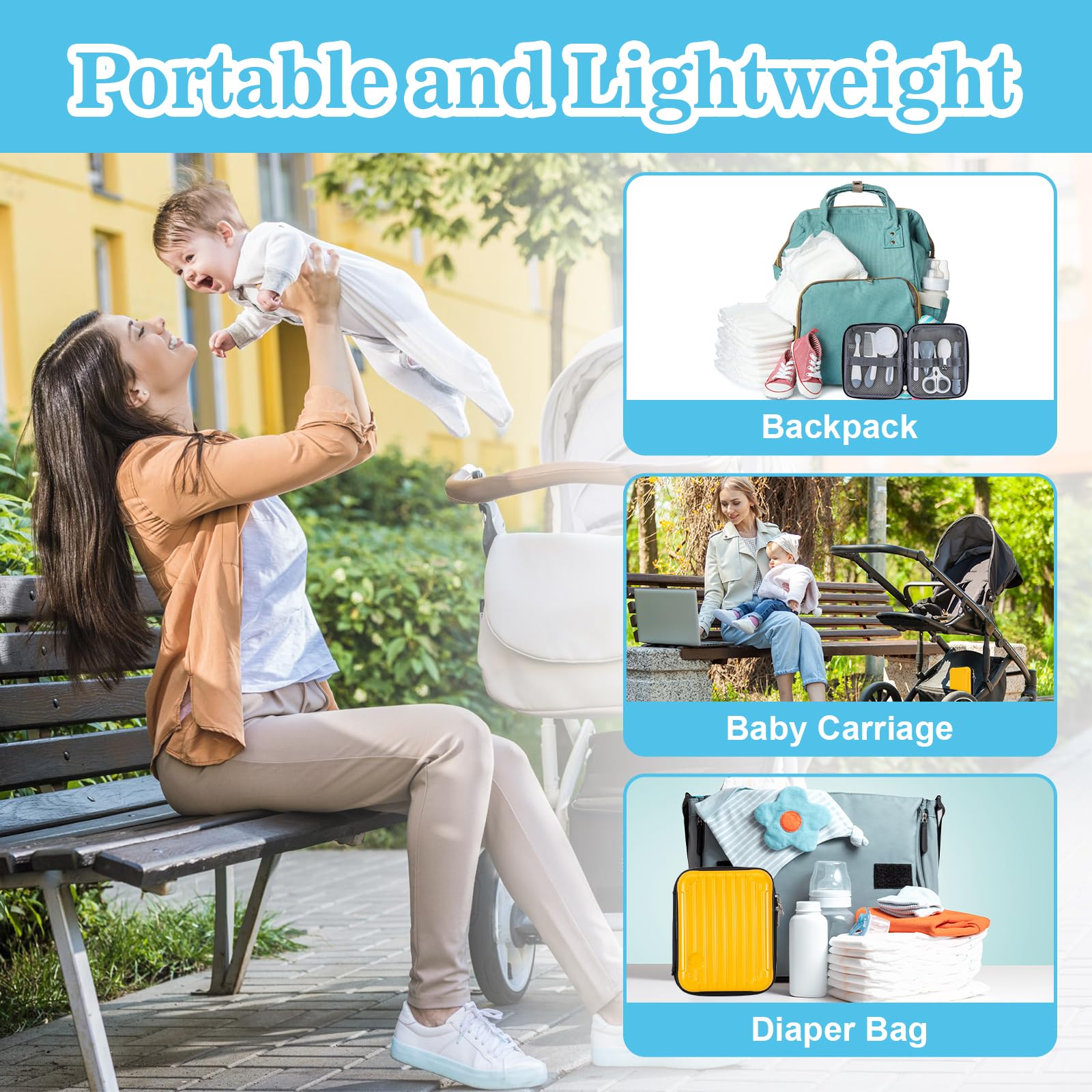 Little Angel medicine dropper and tote case for easy dosing.