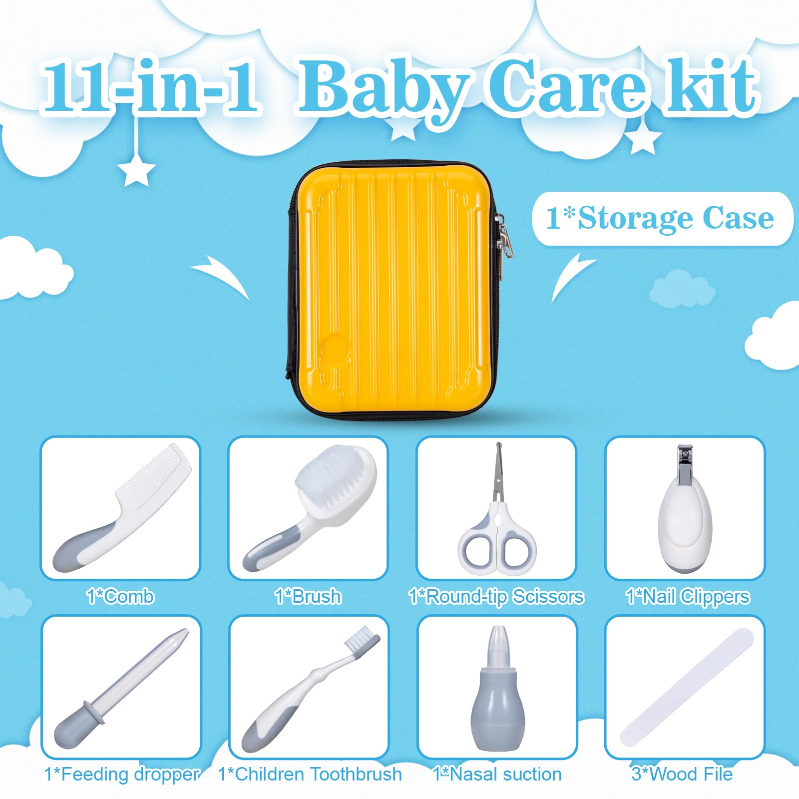 Little Angel soft-bristle hair brush for gentle cradle cap care.