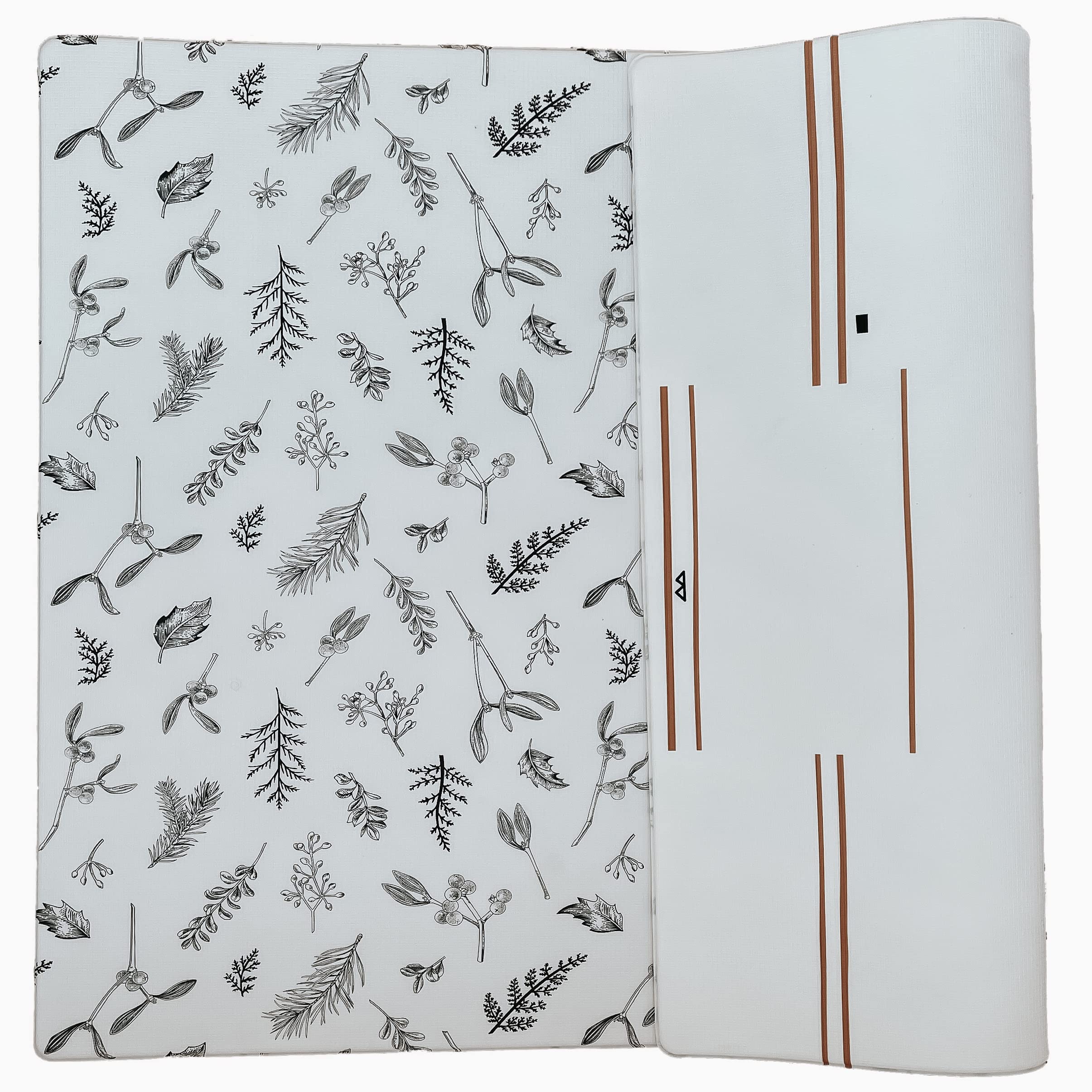 Little Bot Ofie Mat in Plants Eze design offers a soft surface for cozy baby play.