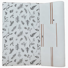 Little Bot Ofie Mat in Plants Eze design offers a soft surface for cozy baby play.