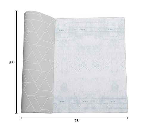 LITTLE Bot Ofie mat soft touch texture adds cozy comfort during playtime.