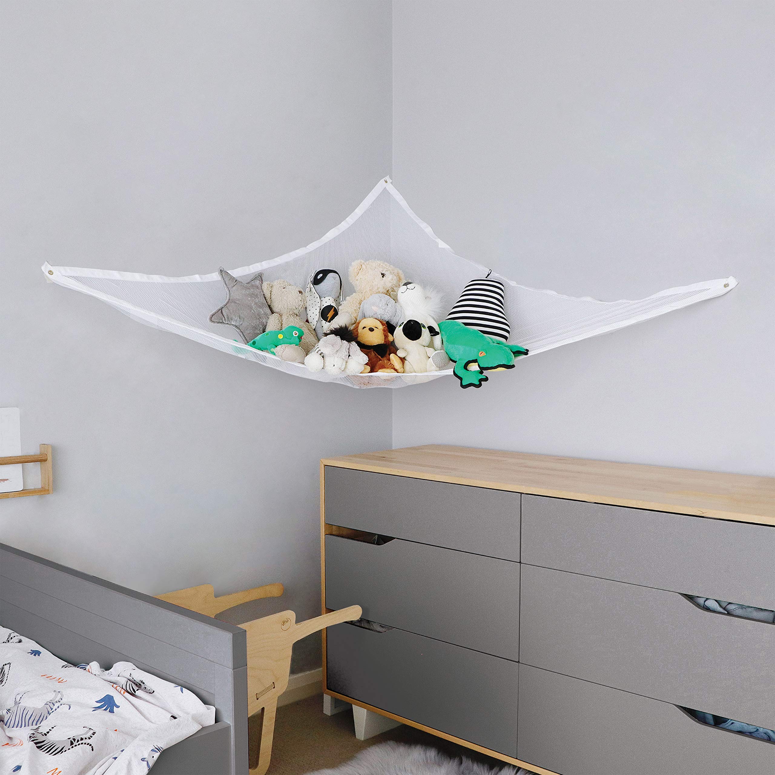 Little Chicks plush toy net with soft-edged netting for child-friendly access