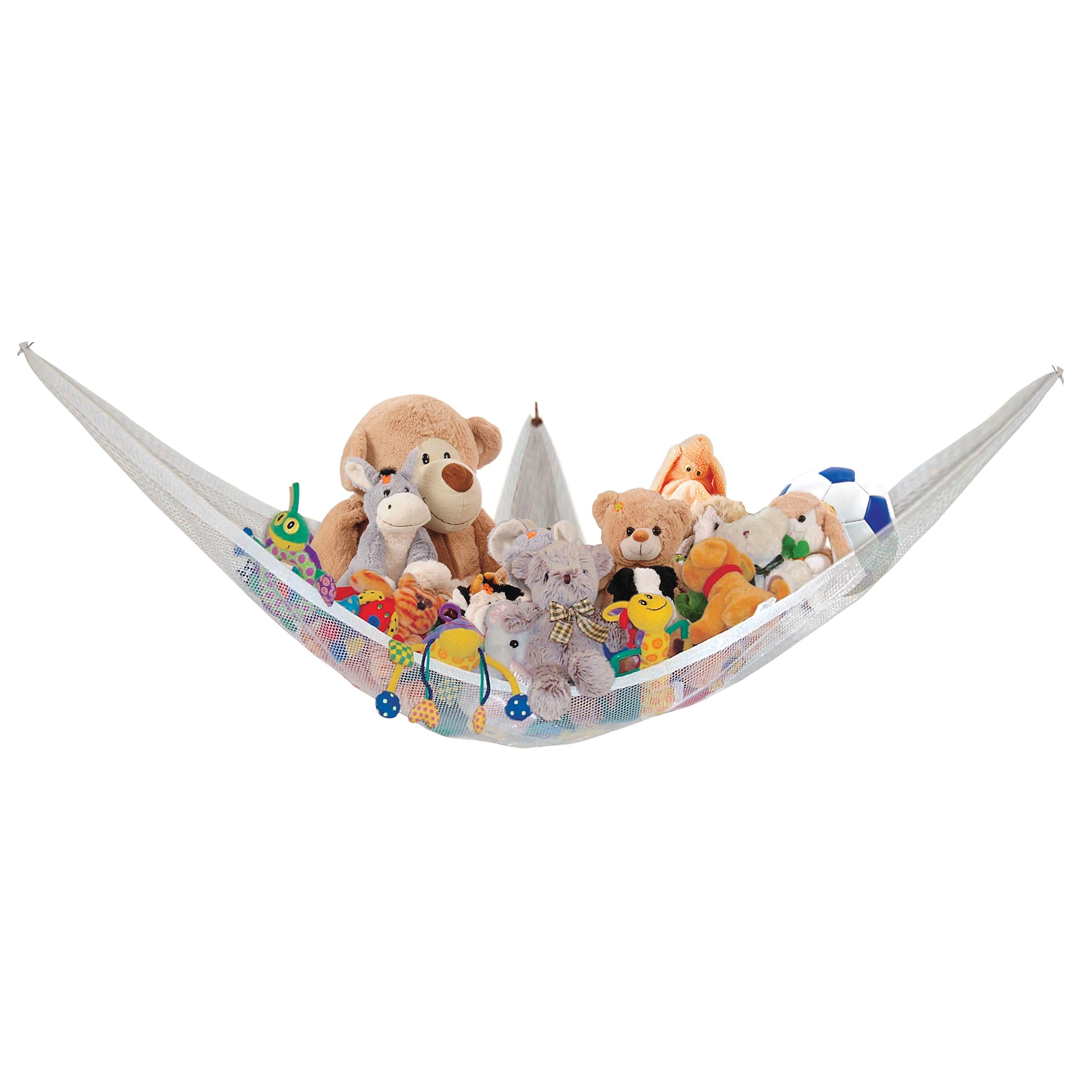Little Chicks stuffed-animal storage solution showcasing roomy net capacity