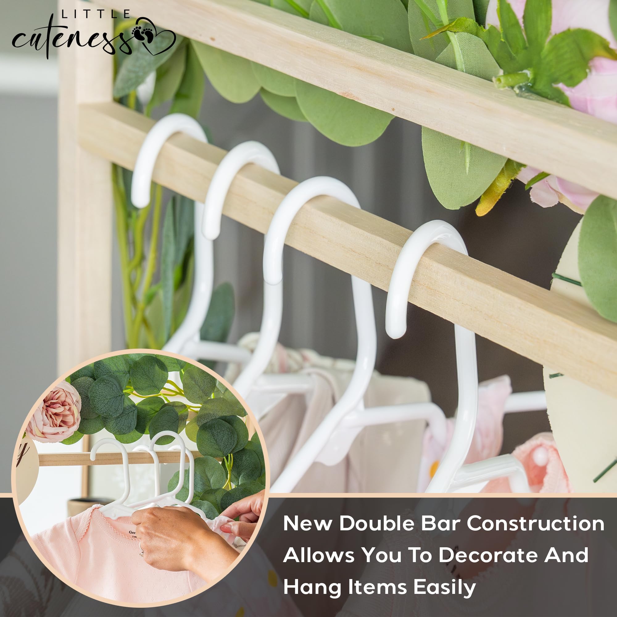 Sturdy Paulownia crate closet with cutout carrying handles
