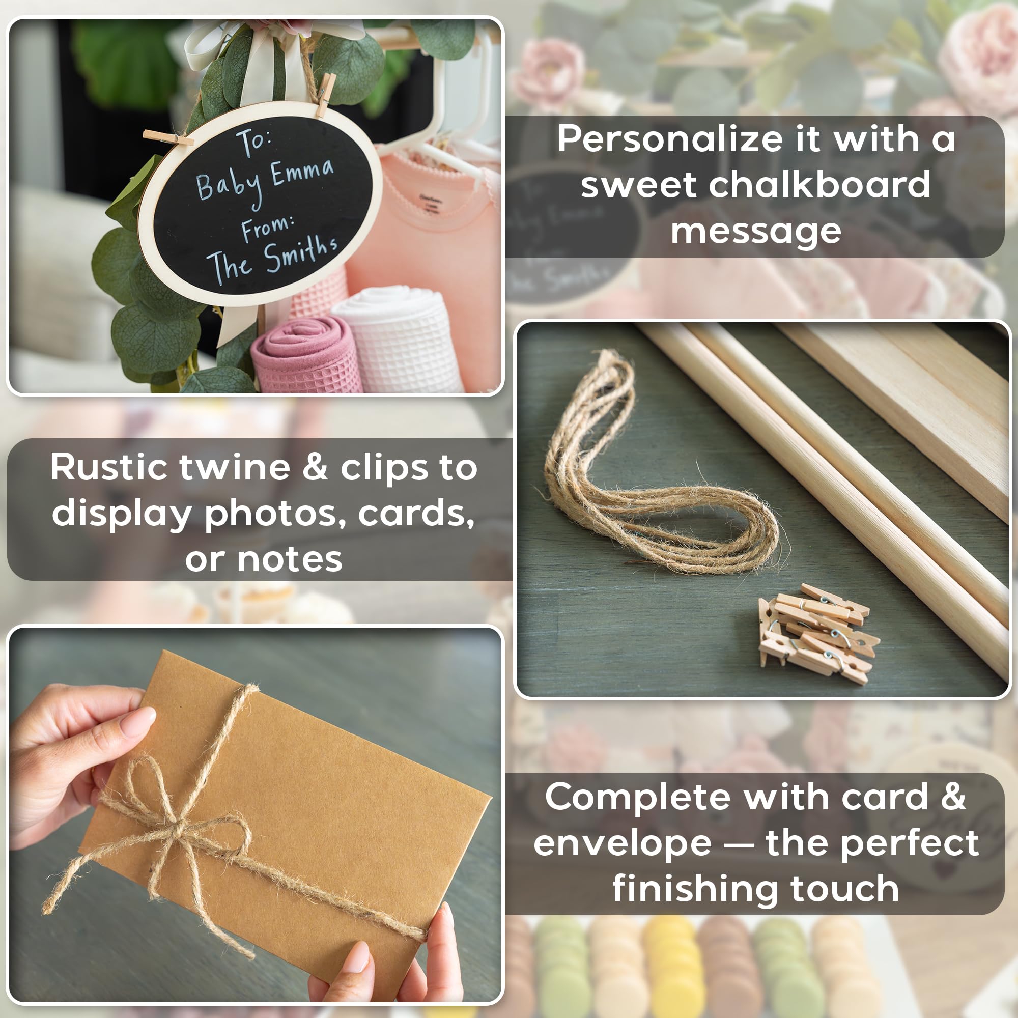 Little Cuteness natural wood finish adds warmth to nursery decor