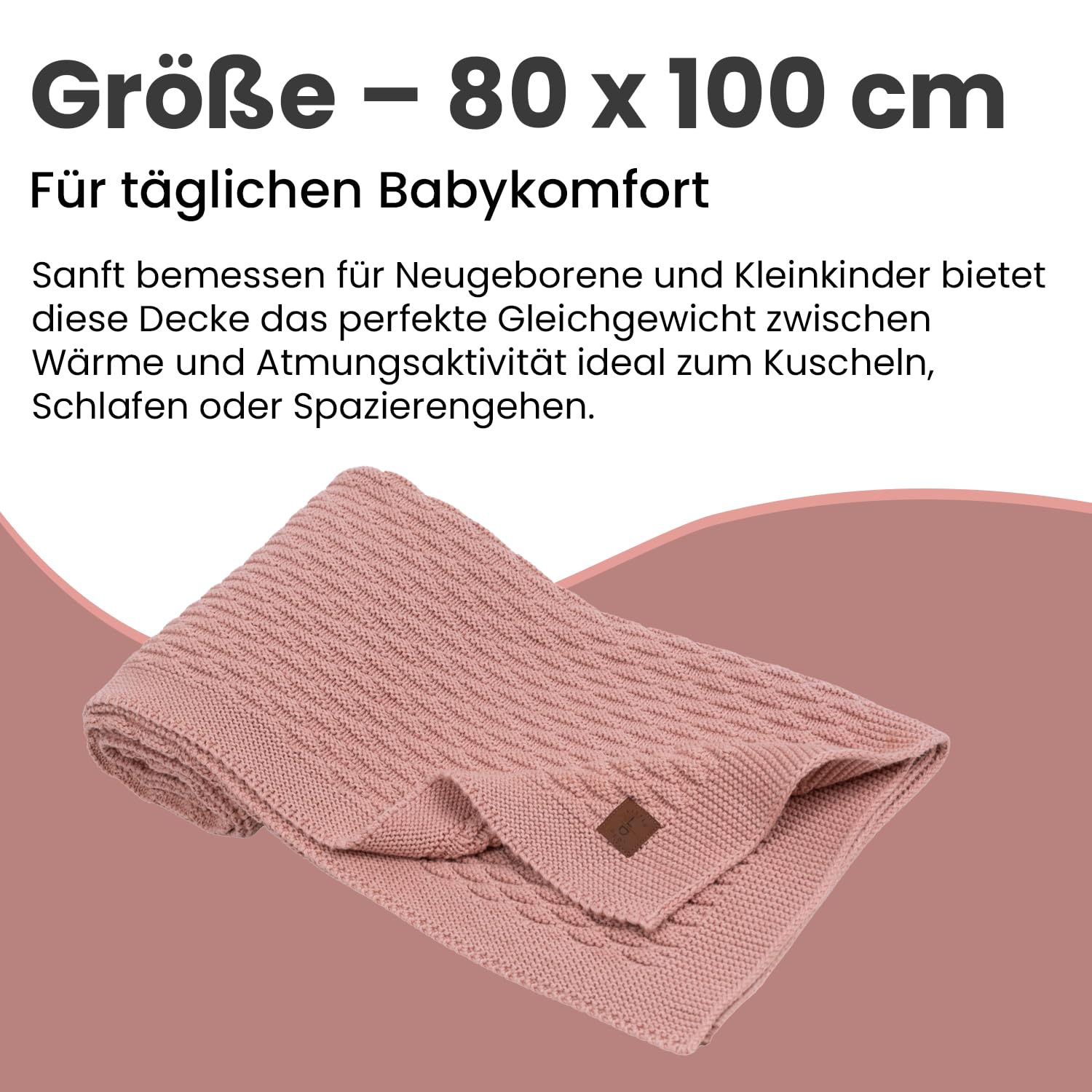 Little Dedi breathable open-knit pattern promotes air circulation