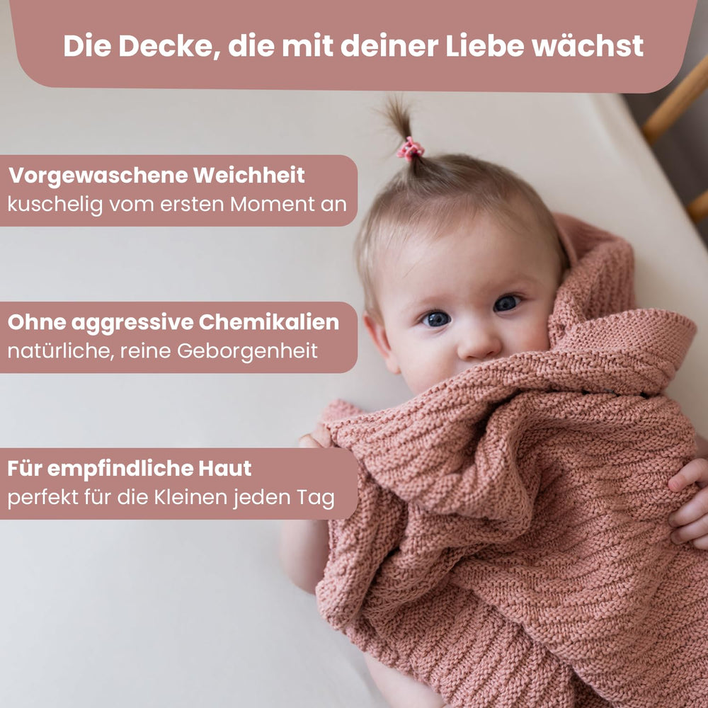Little Dedi ultra-soft knitted texture provides hypoallergenic comfort