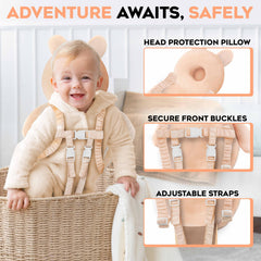 Side view of Little Family protector with adjustable straps for a secure growing fit.
