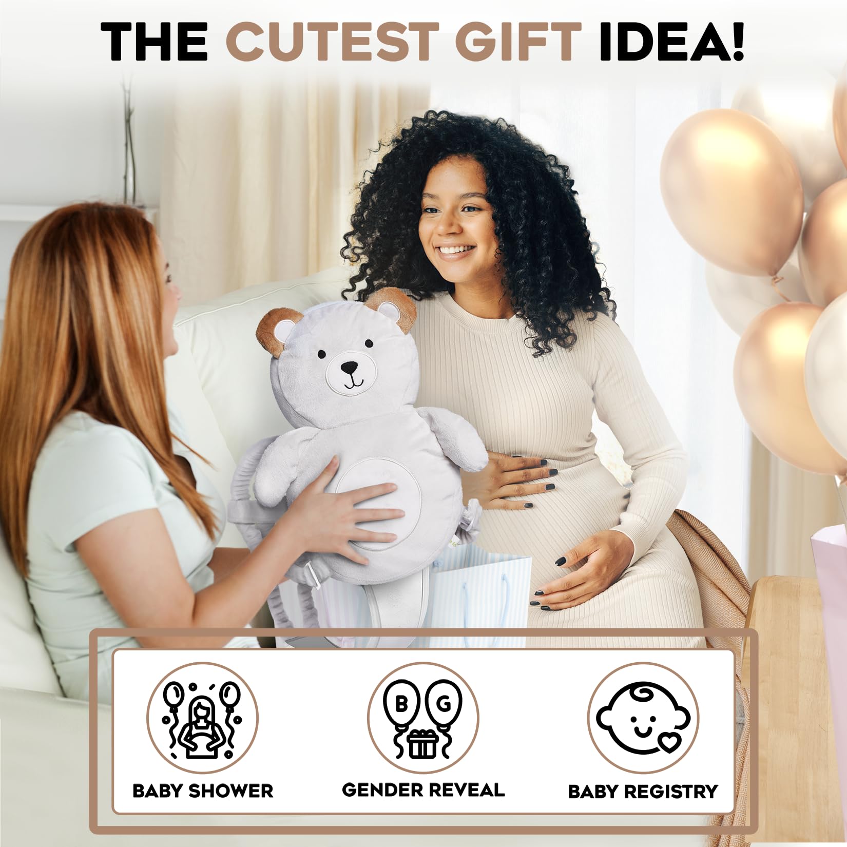 Little Family Head Protector Backpack is a practical gift-ready option for new parents.