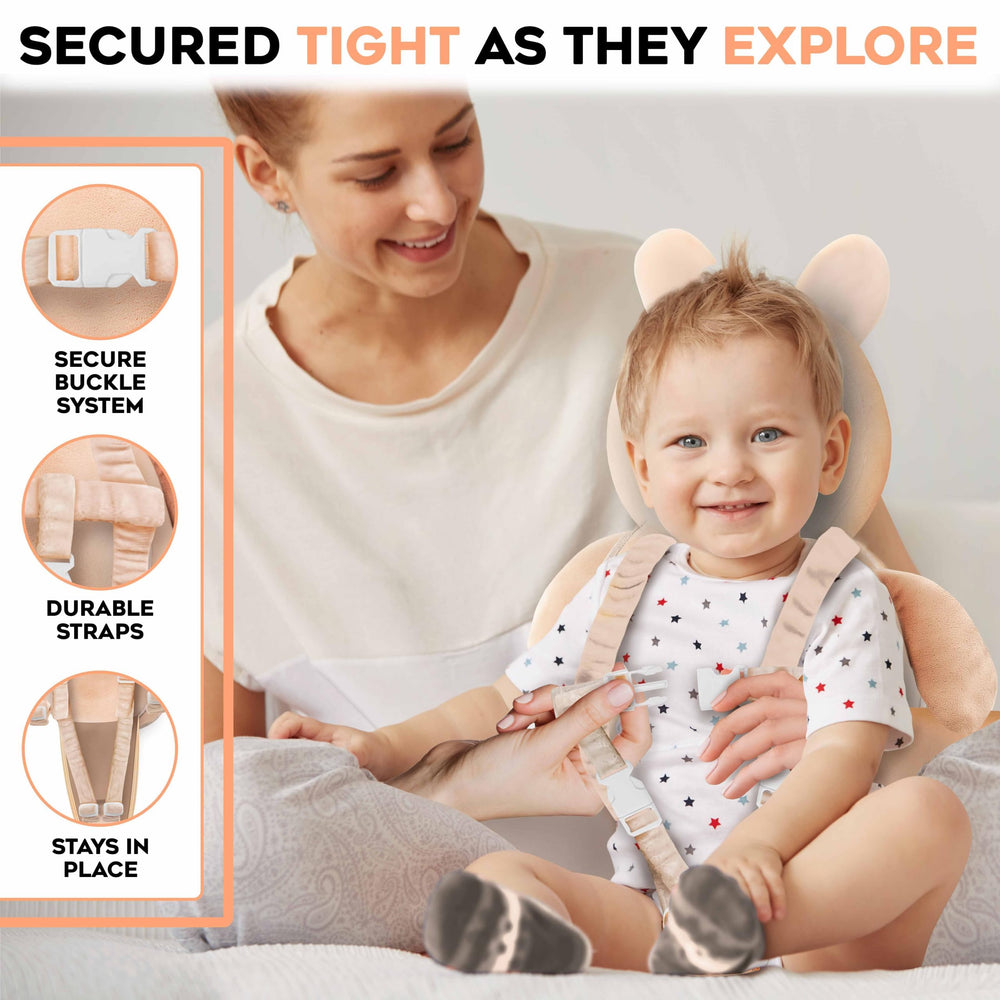 Close-up of hypoallergenic fabric and PP cotton fill on Little Family protector.
