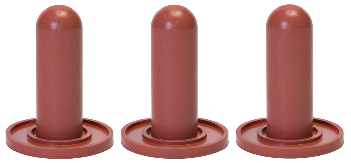 Little Giant calf nipples screw-on with 93SC caps for easy calf feeding