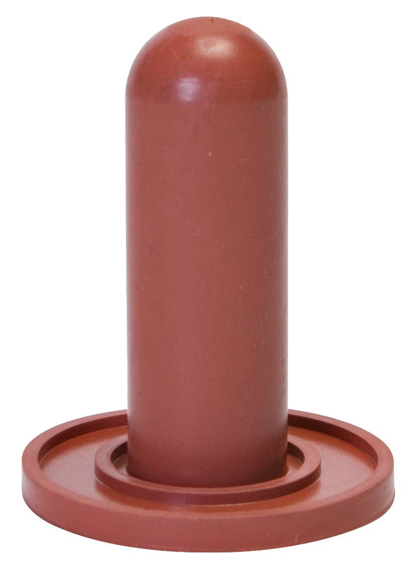 Little Giant calf nursing bottle nipple; natural shape supports easy calf feeding