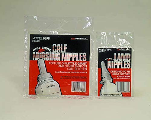 Little Giant nipple dimensions: 0.55 inch diameter, 2.5 inch length for consistent flow.