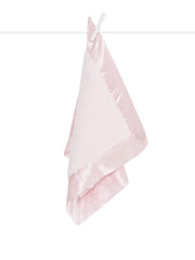 Little Giraffe satin-back blanket drapes beautifully for chic nursery décor.