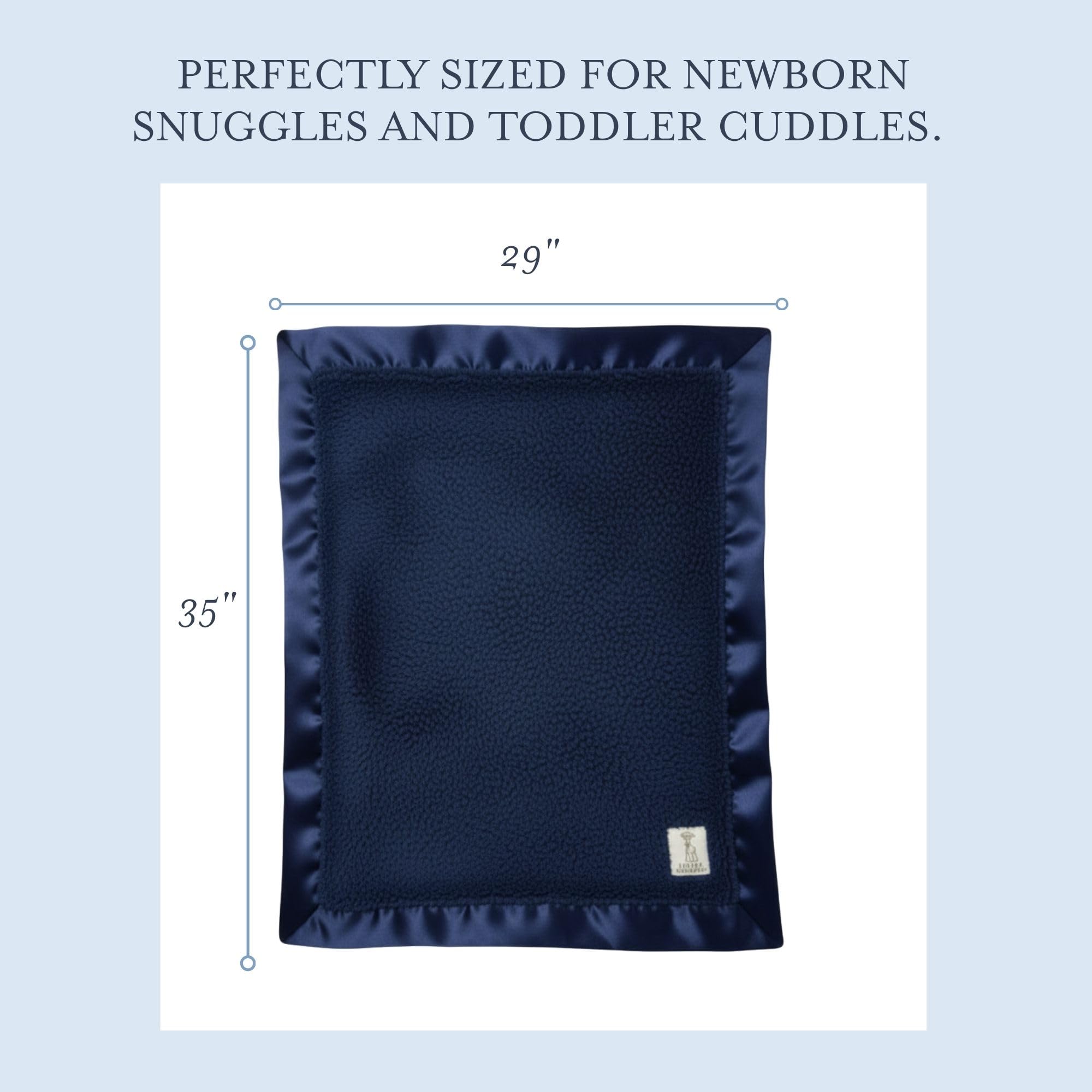 Little Giraffe closeup chenille texture highlights plush fibers for soothing touch.