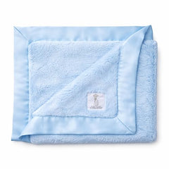 Little Giraffe Luxe blanket close-up shows plush faux fur texture for soothing snuggles.