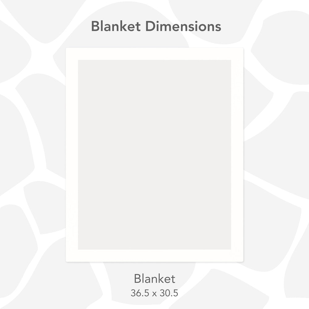 Little Giraffe Posh Mink baby blanket cream color adds elegant nursery decor.