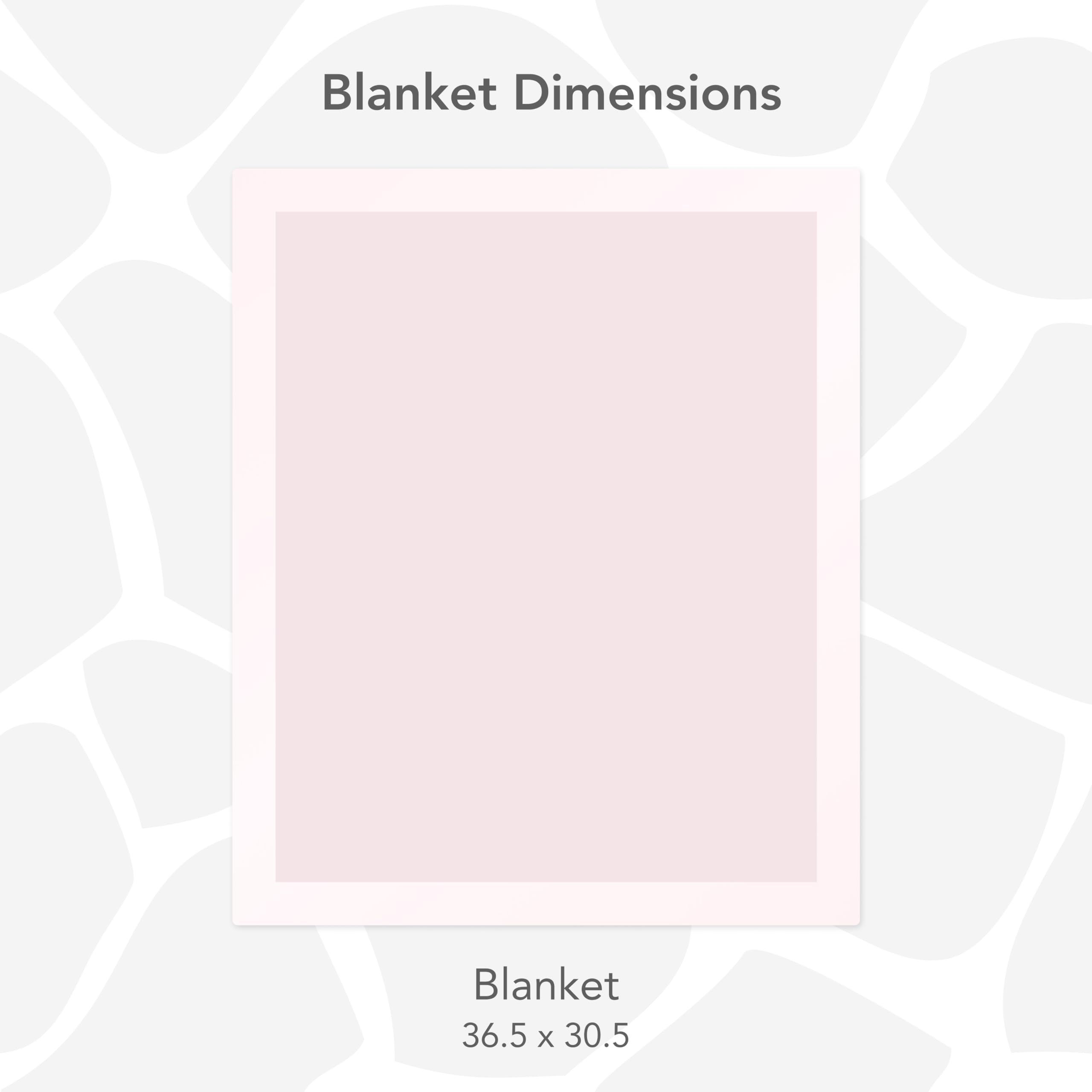 Velvety soft side of the Little Giraffe blanket for gentle snuggles.