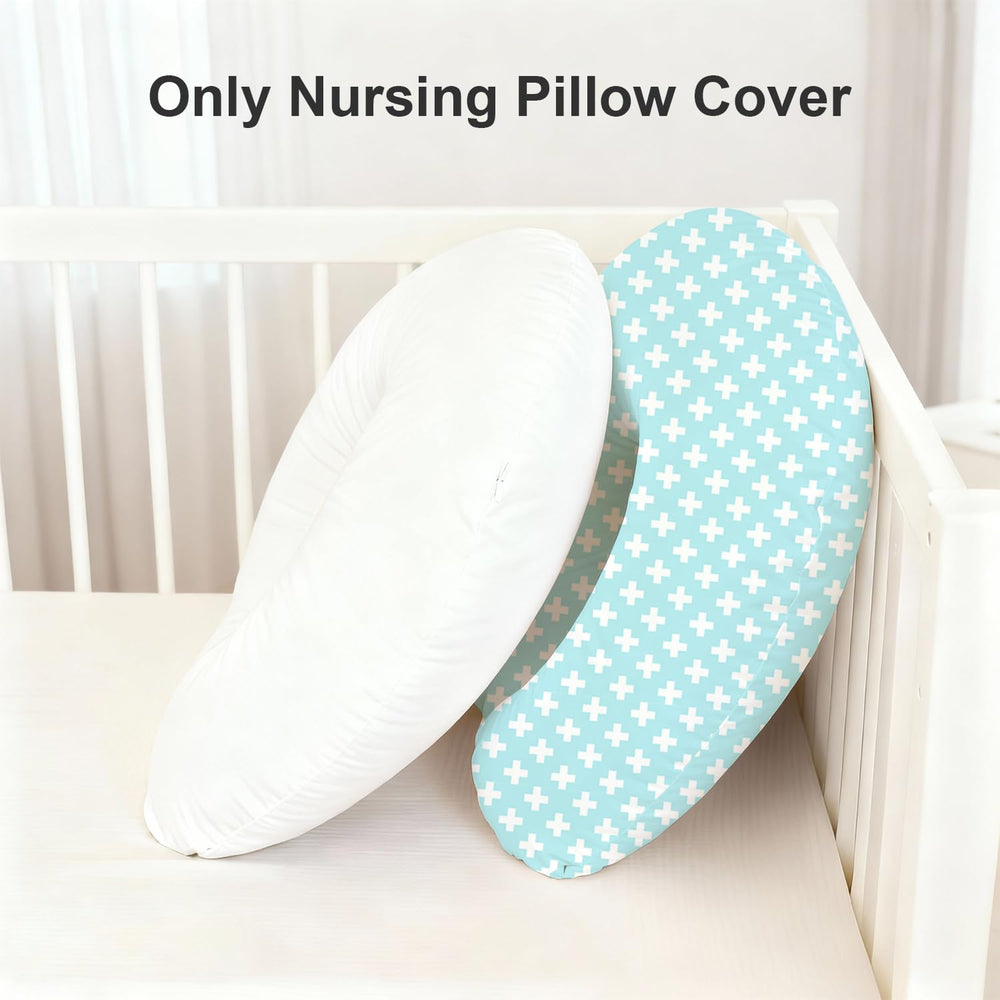 Baby-friendly cotton from Little Grape Land with a soft feel for comfort during feeds.