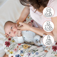 Little Grape Land soft fabric protects baby's delicate skin during feeding