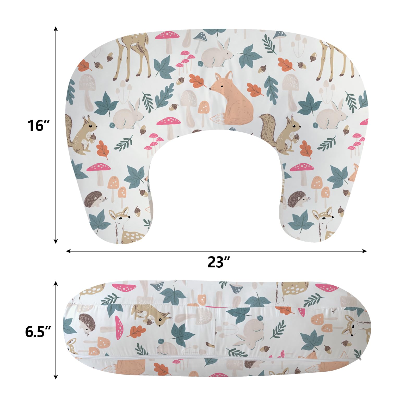 Little Grape Land nursing pillow breathable filling maintains shape during feeding