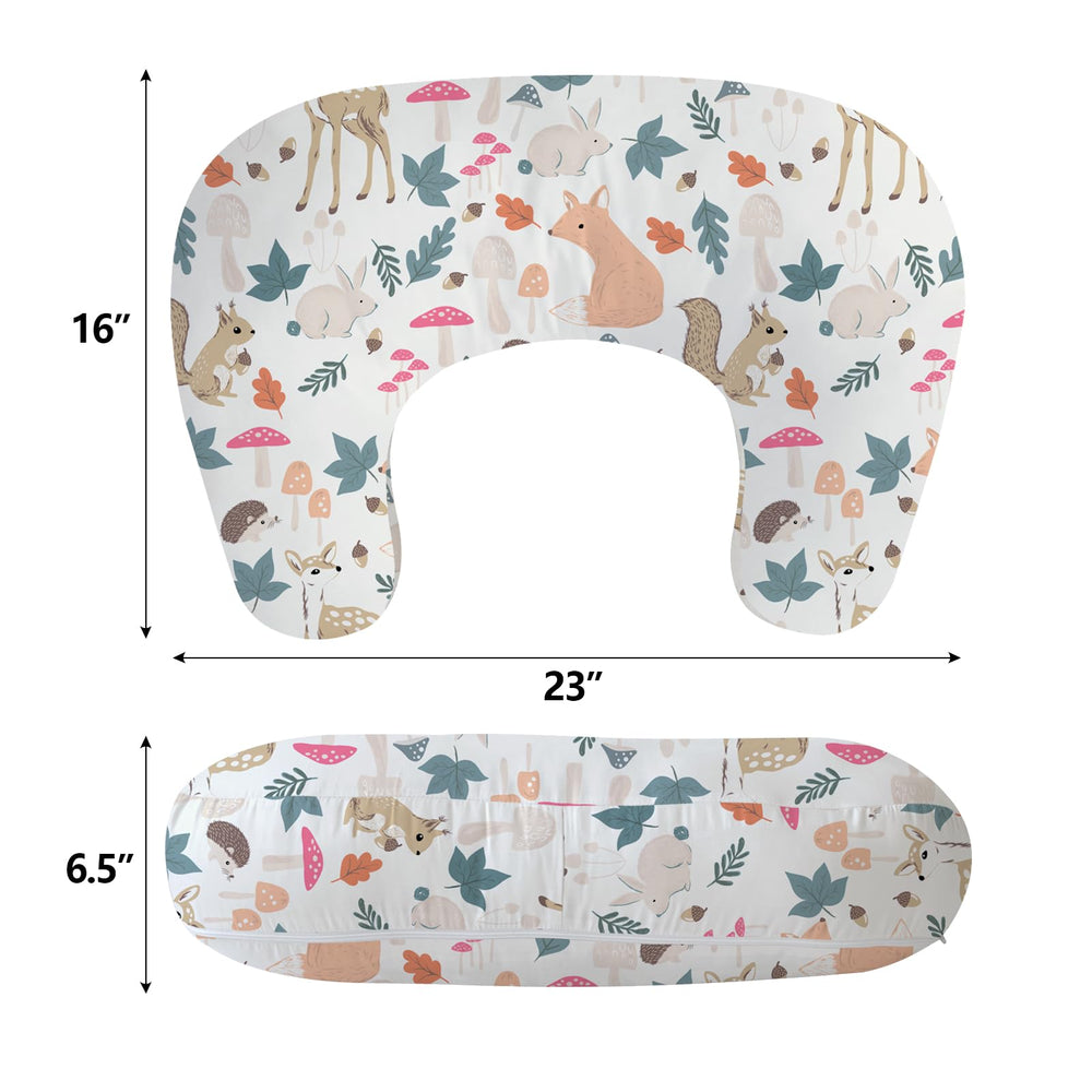 Little Grape Land nursing pillow breathable filling maintains shape during feeding