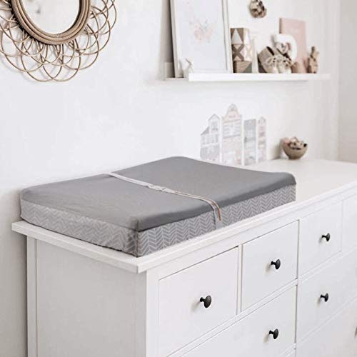 Little Grape Land changing pad cover with elastic band detail for secure fit