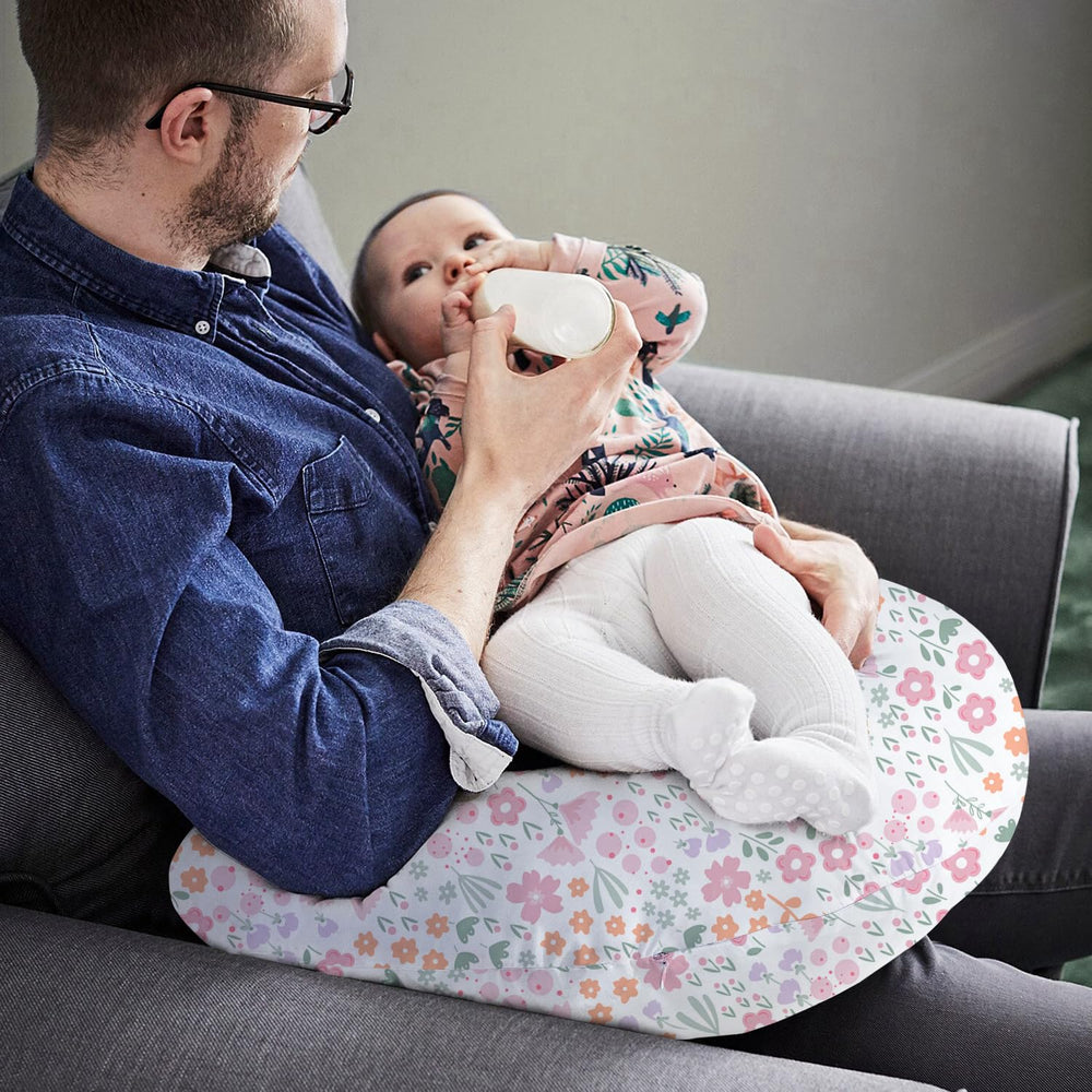 Large 24x18x6 inch Little Grape Land pillow supports multiple feeding positions and propping.