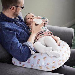 Ergonomic height support from Little Grape Land nursing pillow aids comfortable feeding