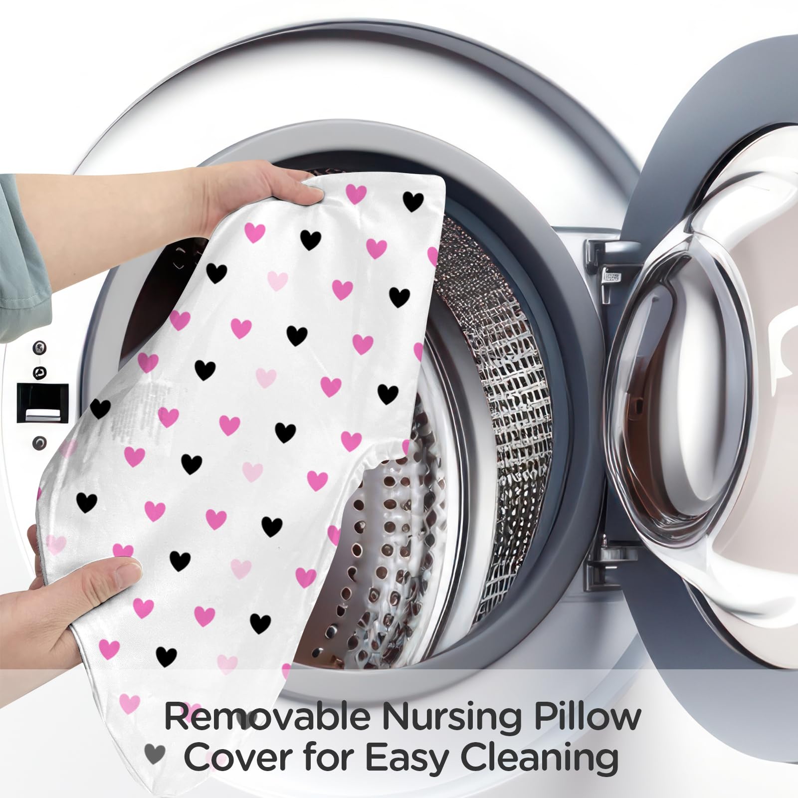 Little Grape Land nursing pillow arrives gift-ready with charming packaging.