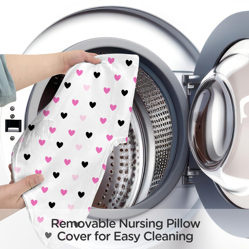 Little Grape Land nursing pillow arrives gift-ready with charming packaging.