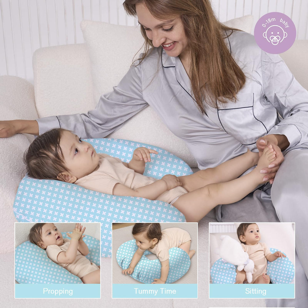 Universal fit on Little Grape Land covers sized 24 x 18 inches for most pillows.