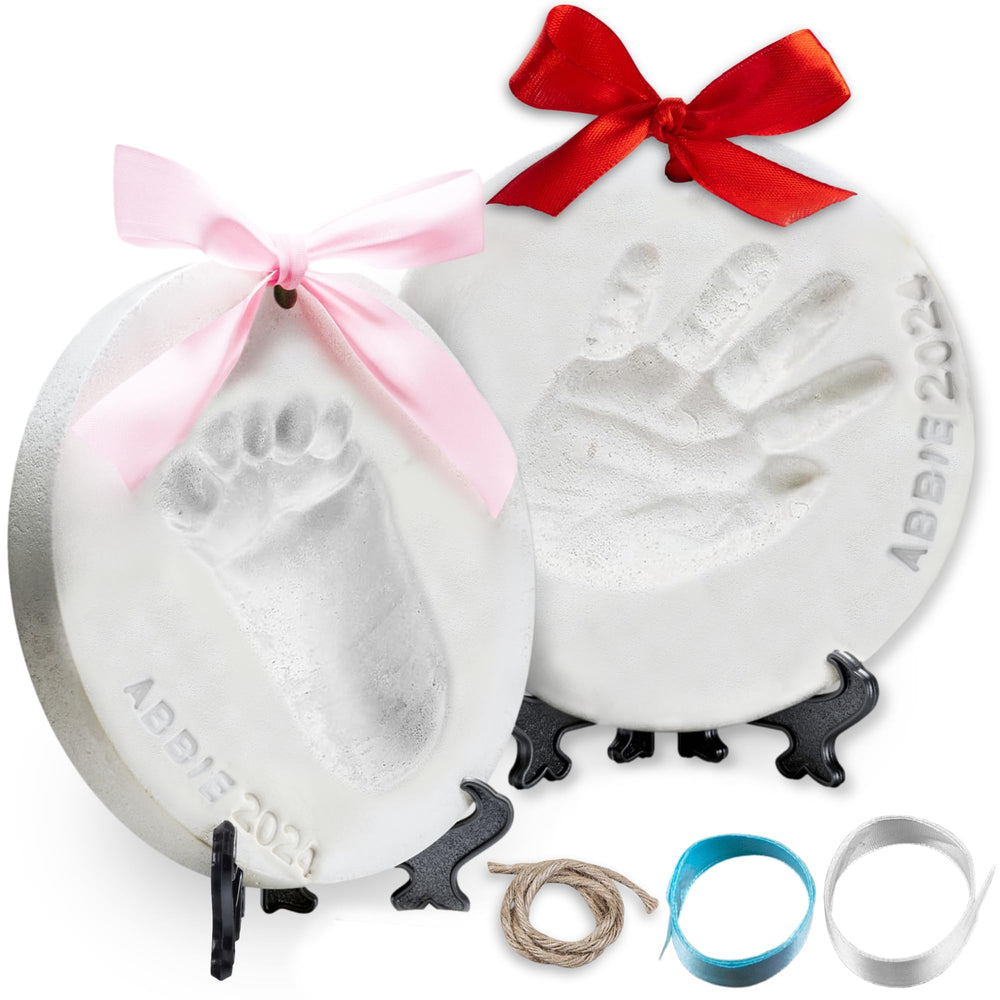 Little Hippo ornament kit with two easels for easy display