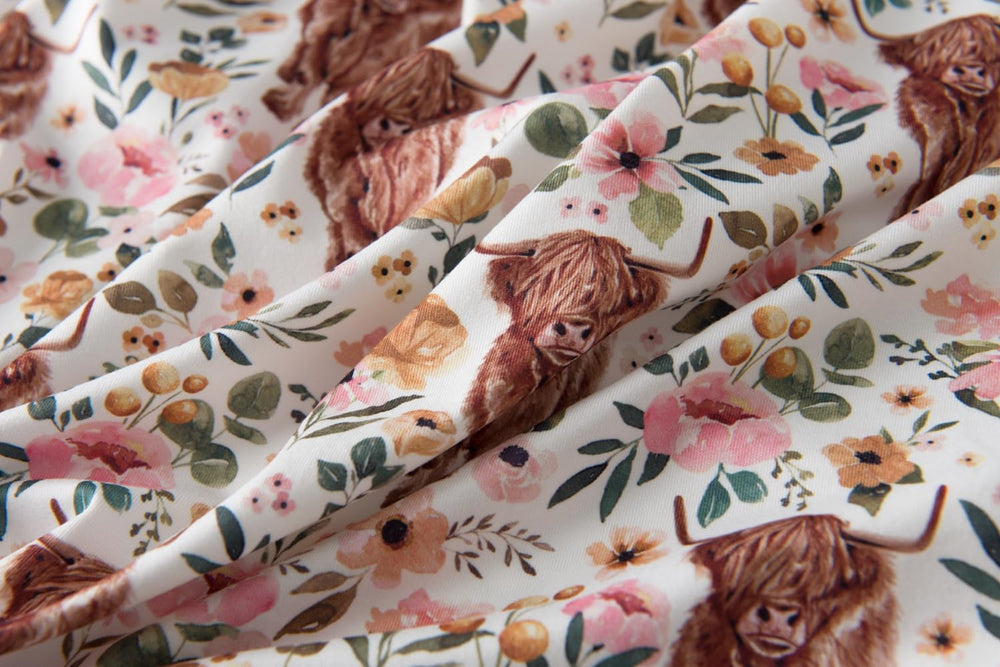 Little Jump 2-pack cowgirl-theme covers offer versatile styling for baby loungers.