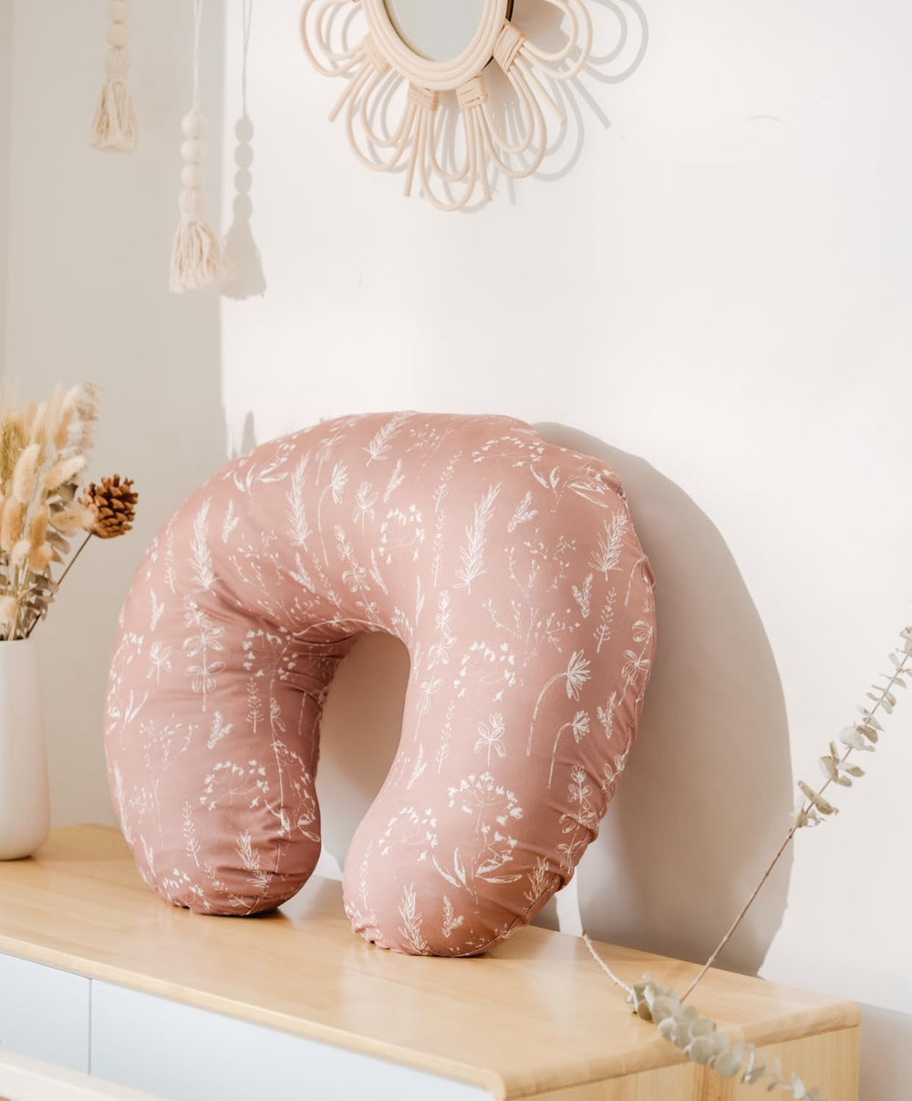 Little Jump floral nursing pillow cover makes a thoughtful baby shower gift.