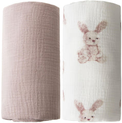 Little Jump muslin cotton close-up highlights breathability and gentle feel