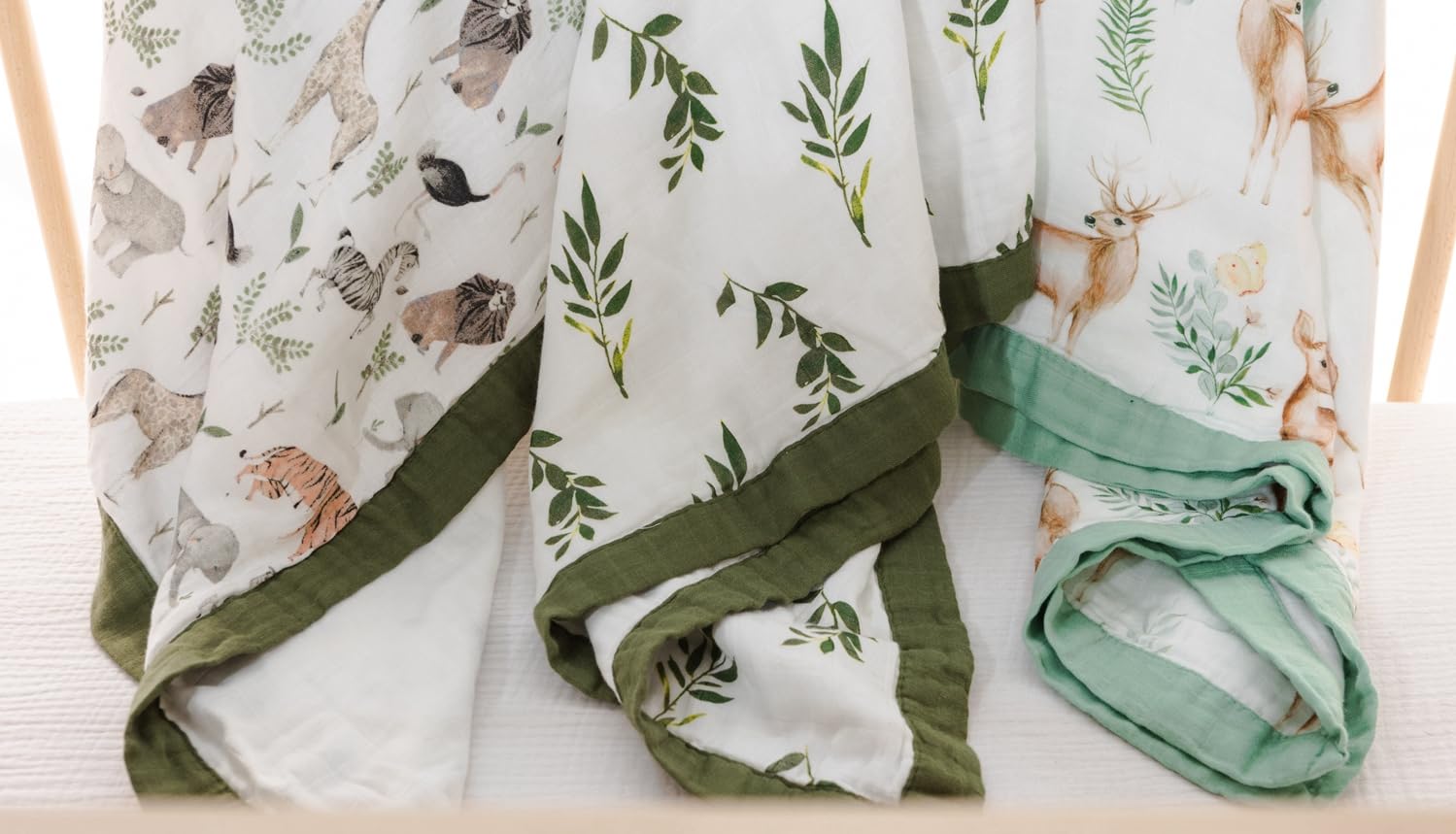 Little Jump muslin quilt gift-ready design delights new parents and baby.