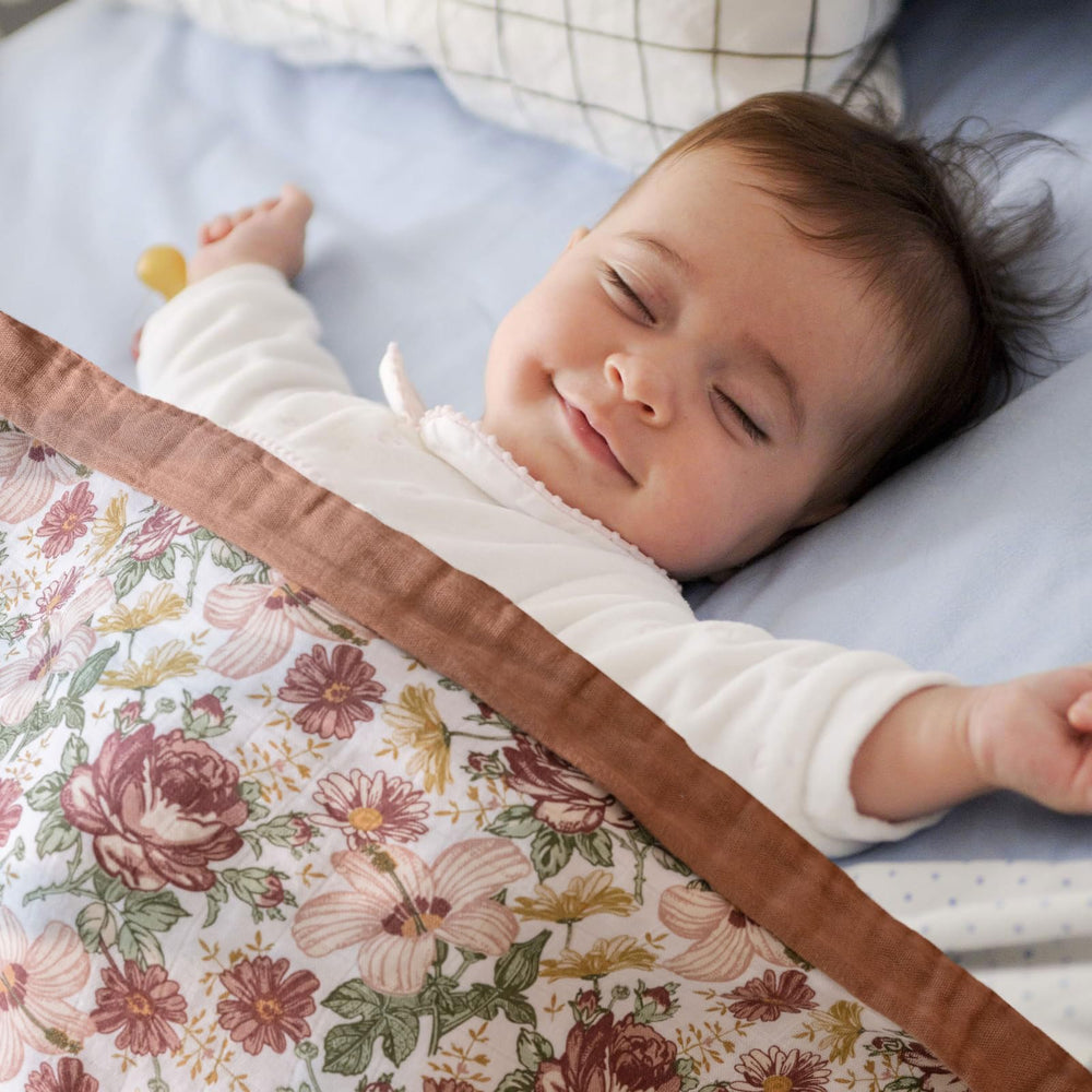 Little Jump silky soft muslin blanket highlighting lightweight comfort
